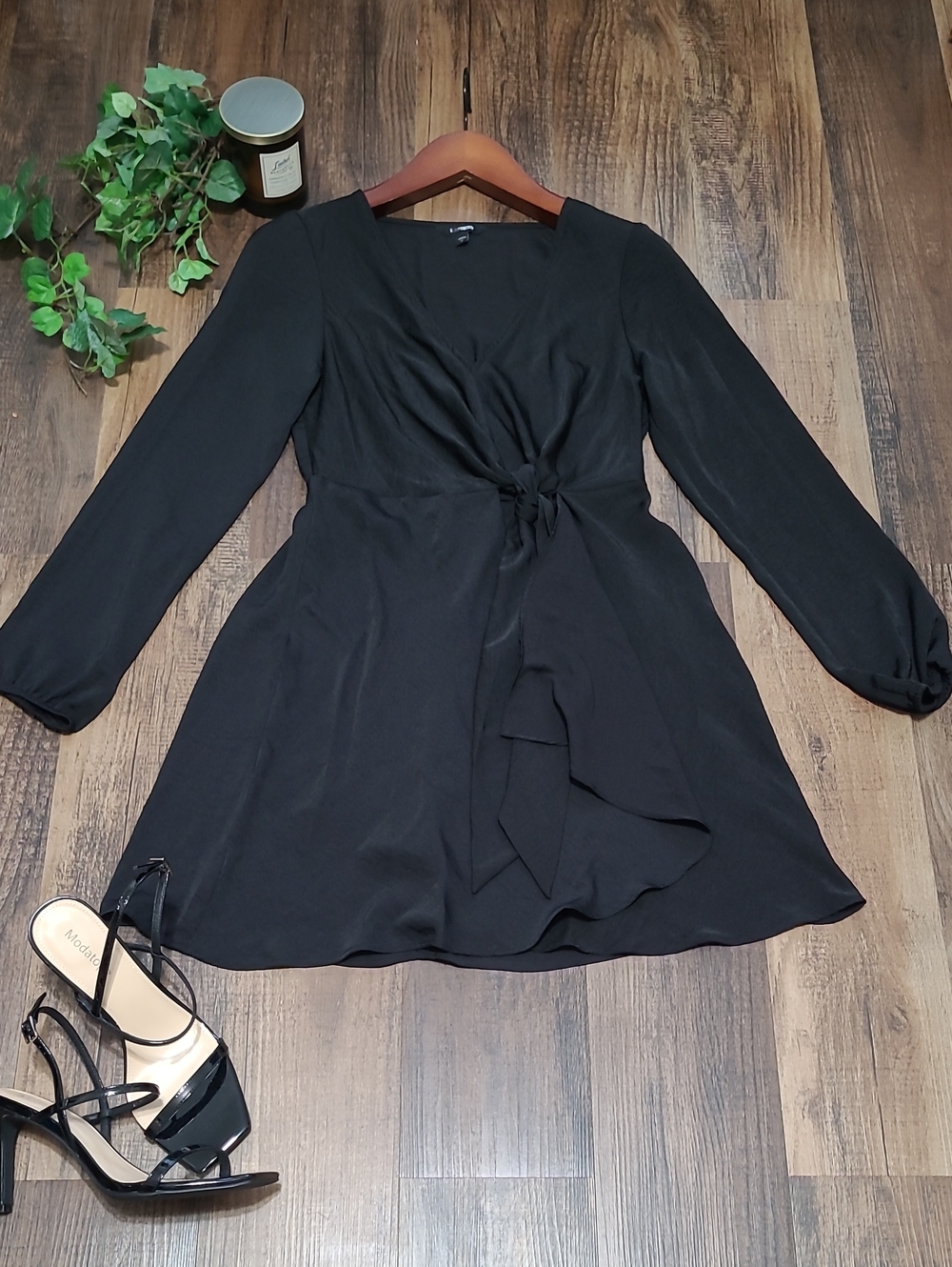 Black Express  Wrap Dress